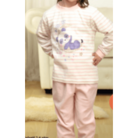 PIJAMA NIÑA TERCIOPELO "OSITO"