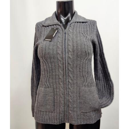 CHAQUETA CREMALLERA GRIS