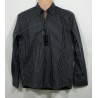 CAMISA GRIS CON RAYAS NEGRAS (103)