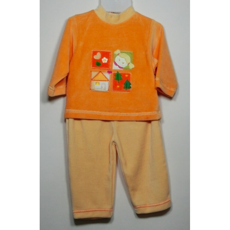 CONJUNTO NIÑA NARANJA